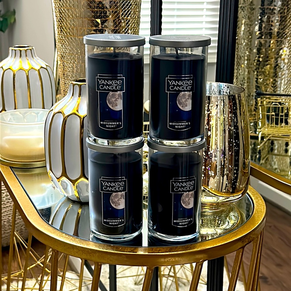 4 Pack Yankee Candle Midsummer’s Night NEW!